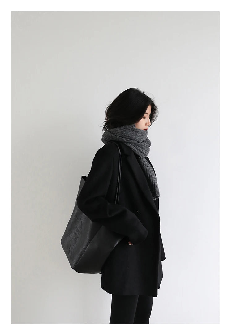 ChicVen Classic Wool Blazer Coat