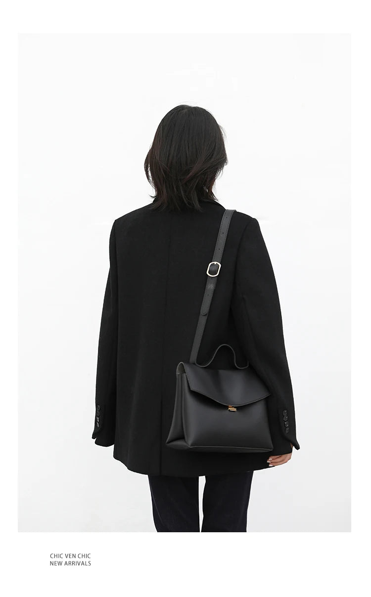 ChicVen Classic Wool Blazer Coat