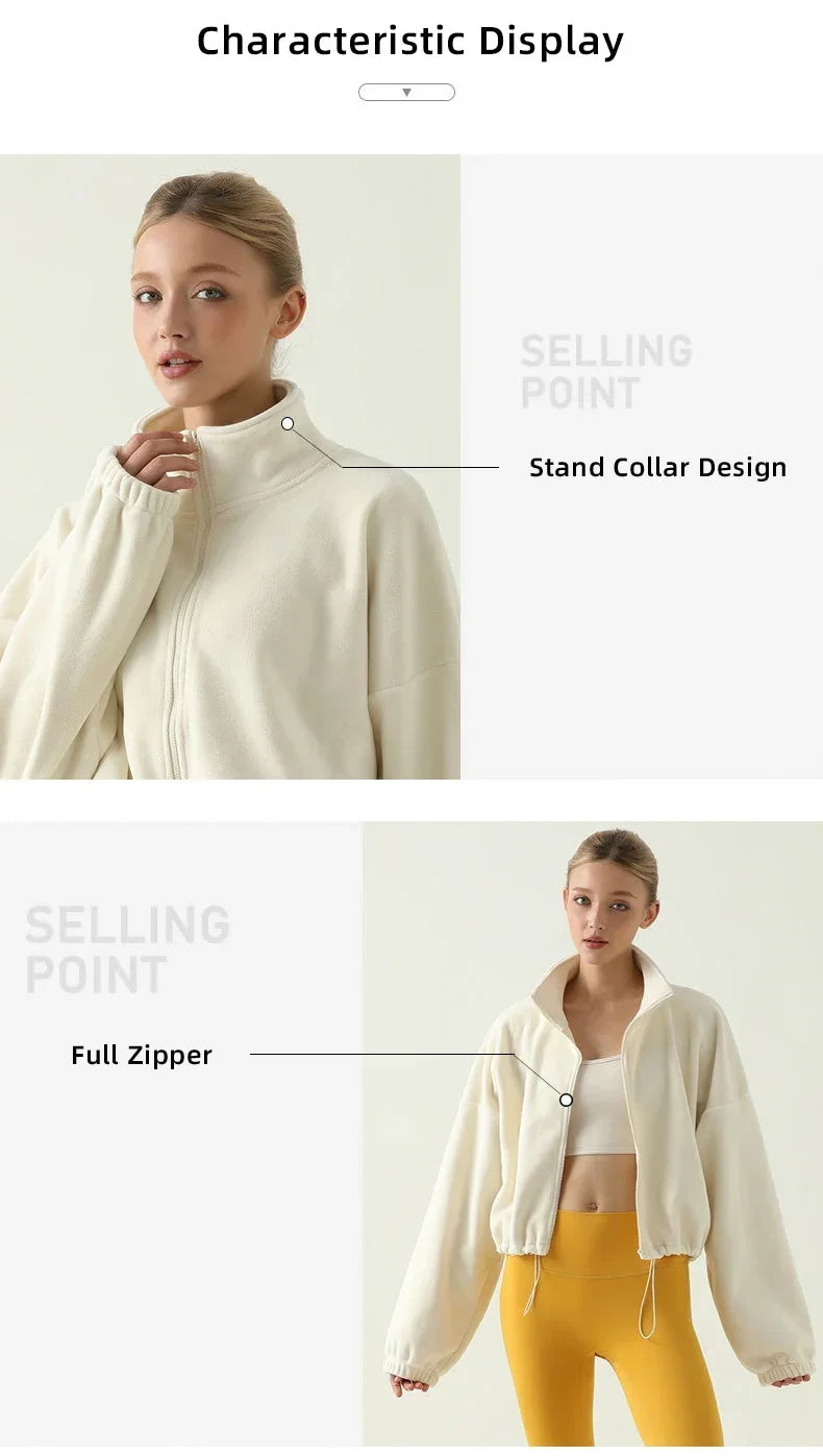 Women’s Lamb-Fleece Sport Jacket