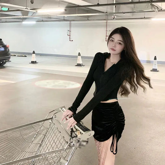 Versa Hooded Cropped Cardigan