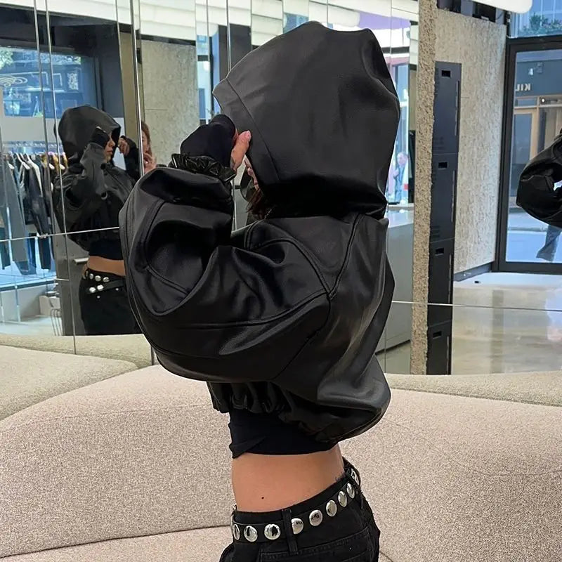 StreetStyle Hooded Biker Jacket