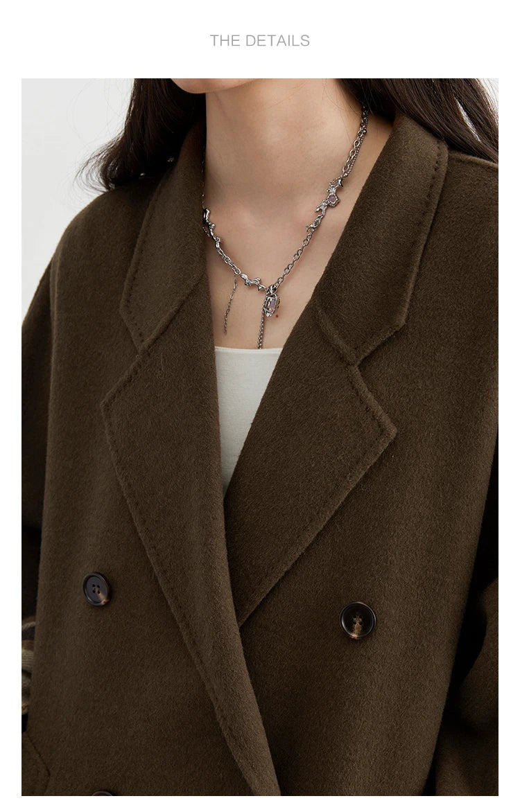 ChicVen Classic Wool Overcoat