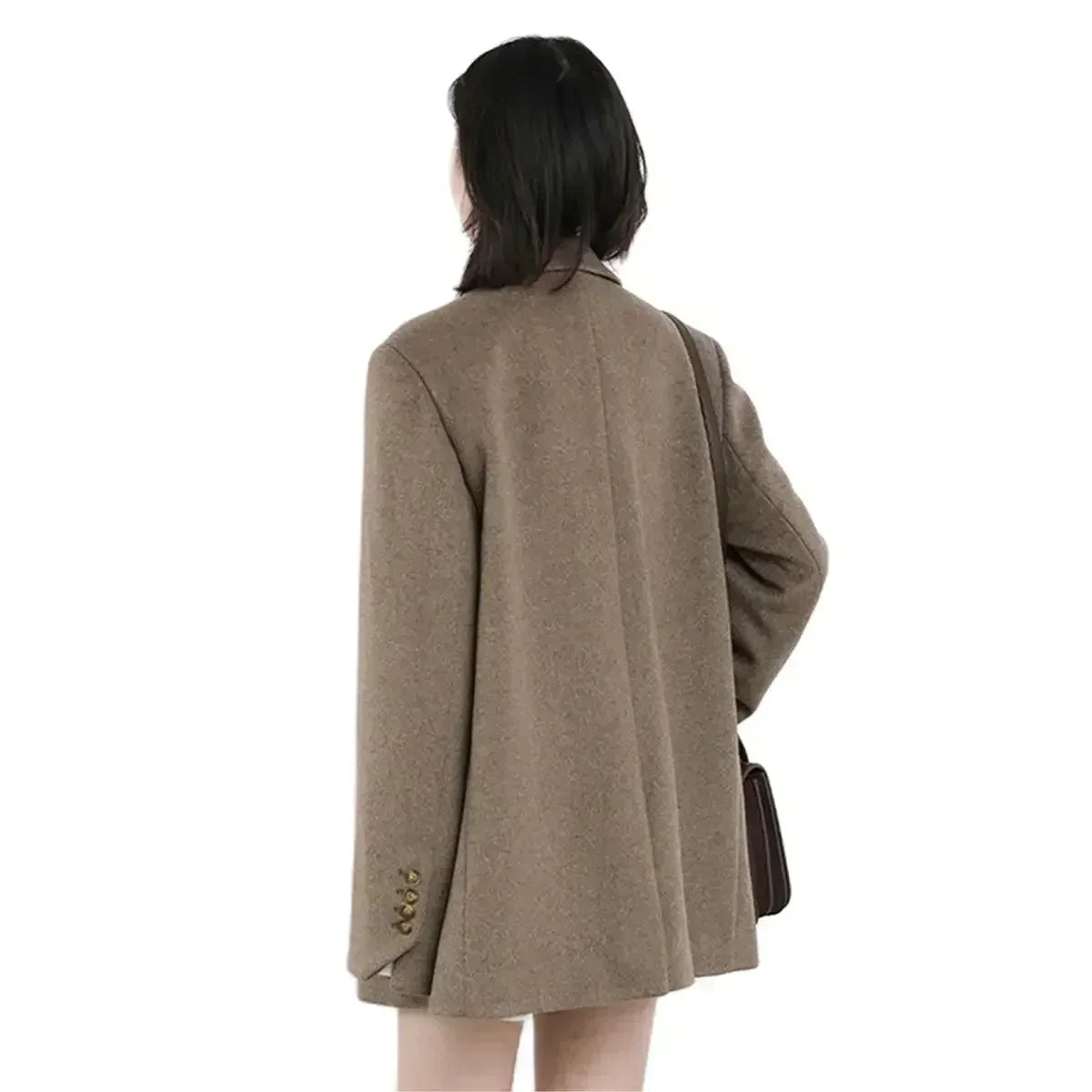 ChicVen Classic Wool Blazer Coat