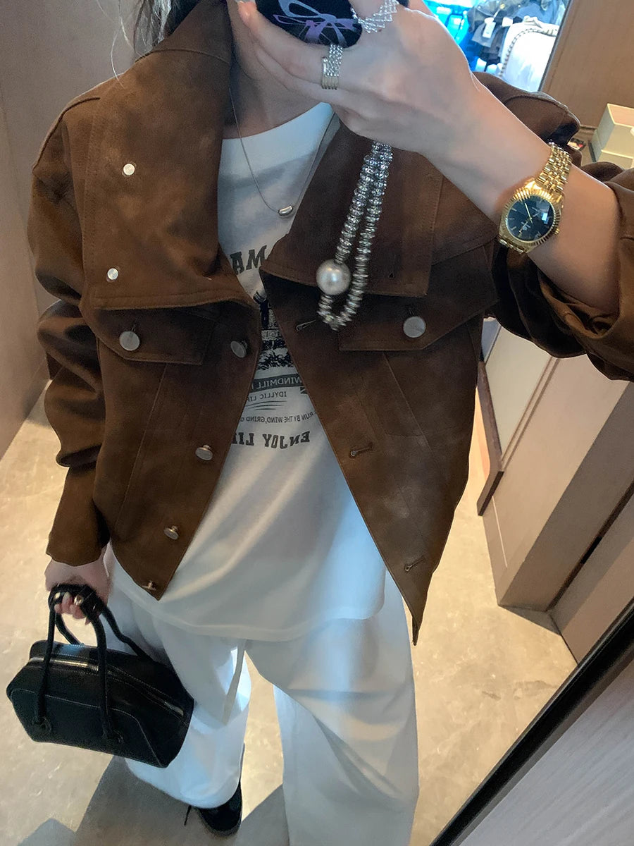 Slim-Cut Retro Rider Jacket