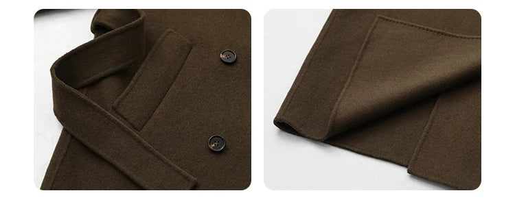 ChicVen Classic Wool Overcoat